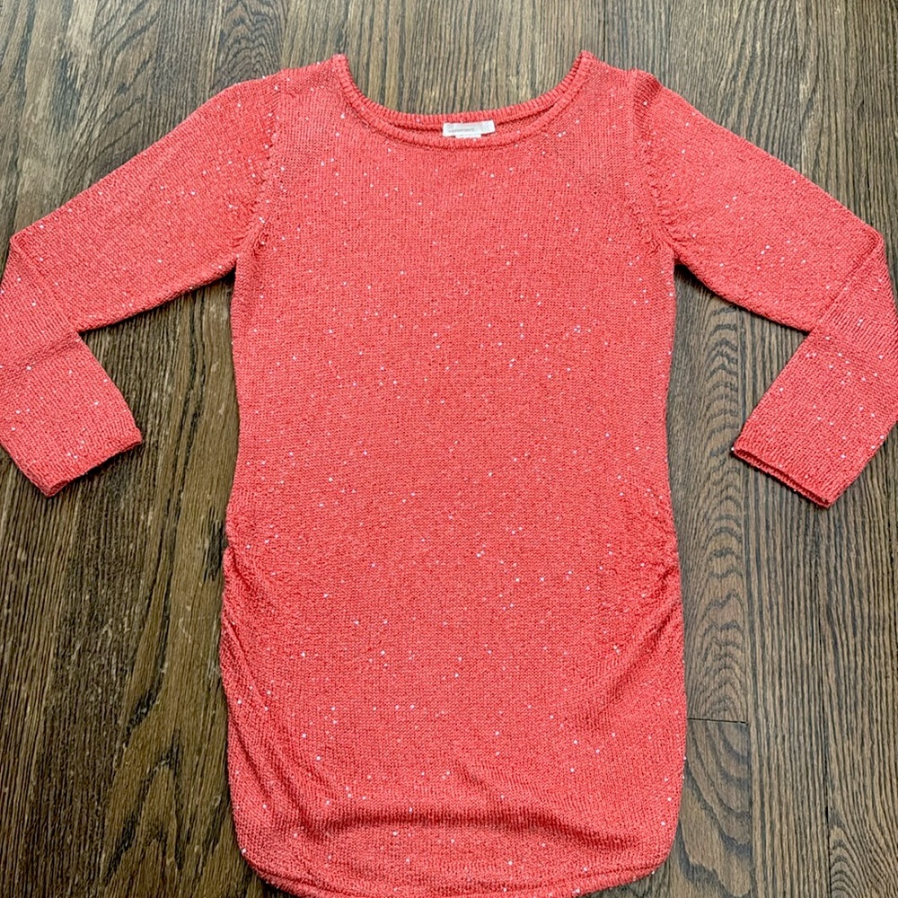 Shimmery maternity sweater